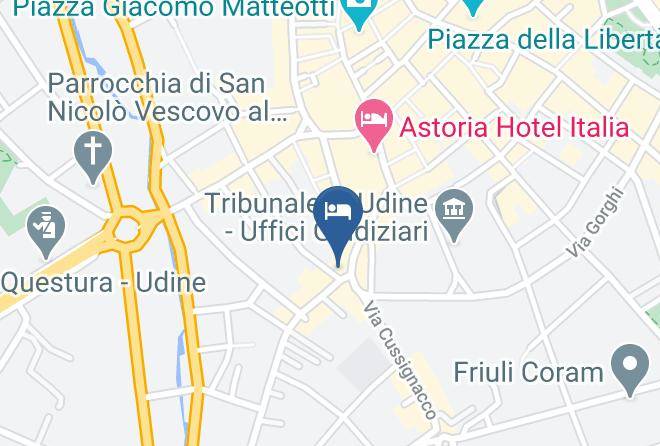 Udine - Albergo Al Vecchio Tram Maps
