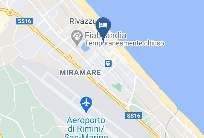 Rimini - Albergo Alevon Maps