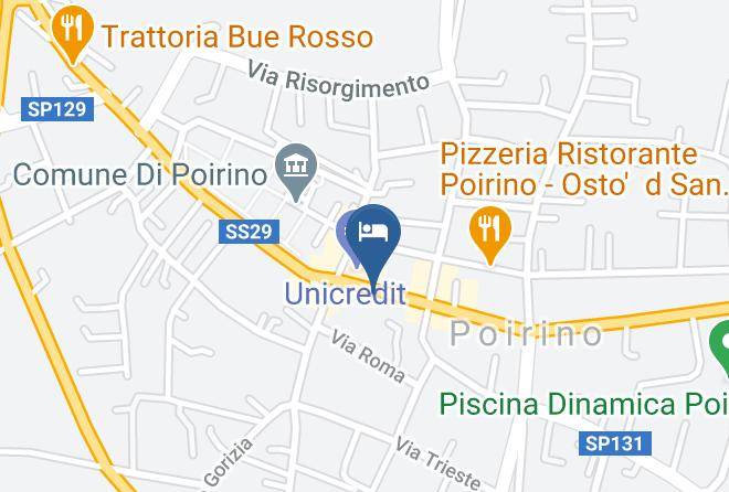 Turin - Albergo Alex Bar Maps