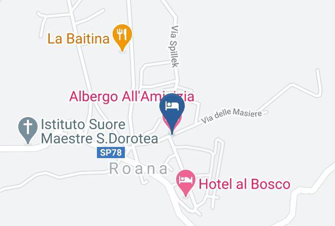 Vicenza - Albergo All'amicizia Maps