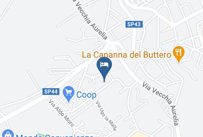 Viterbo - Hotel All'olivo Tarquinia Maps