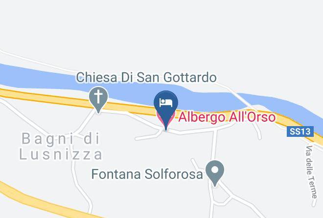 Udine - Albergo All'orso Maps
