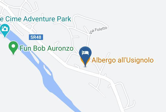 Belluno - Albergo All'usignolo Maps