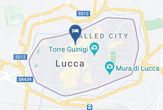 Lucca - Albergo Alla Corte Degli Angeli Maps