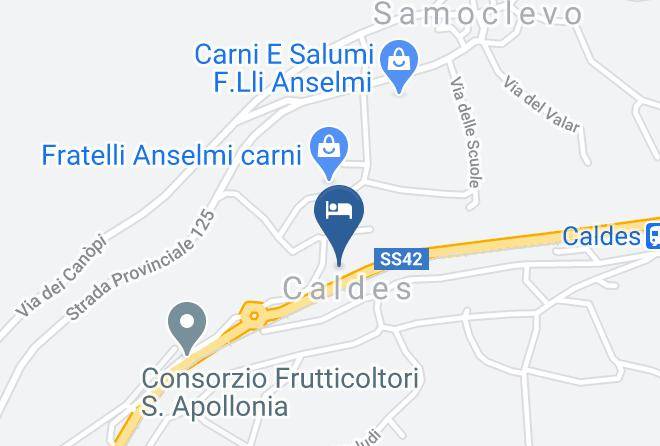 Trento - Albergo Alla Rocca Maps