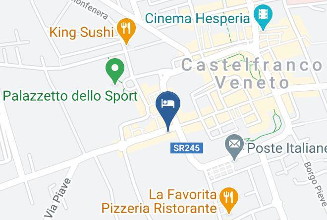 Treviso - Albergo Alla Speranza Maps