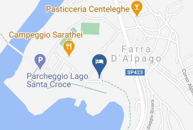 Belluno - Albergo Alla Spiaggia Maps
