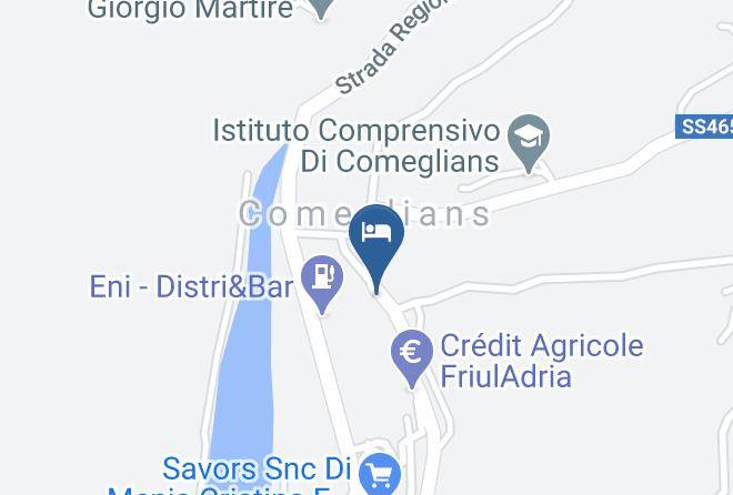 Udine - Albergo Alle Alpi Di Copetti Gabriella Maps