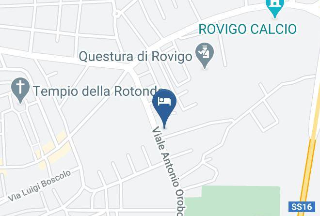 Rovigo - Albergo Alloggio Cauccio Maps