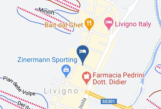 Sondrio - Albergo Alpenrose Maps