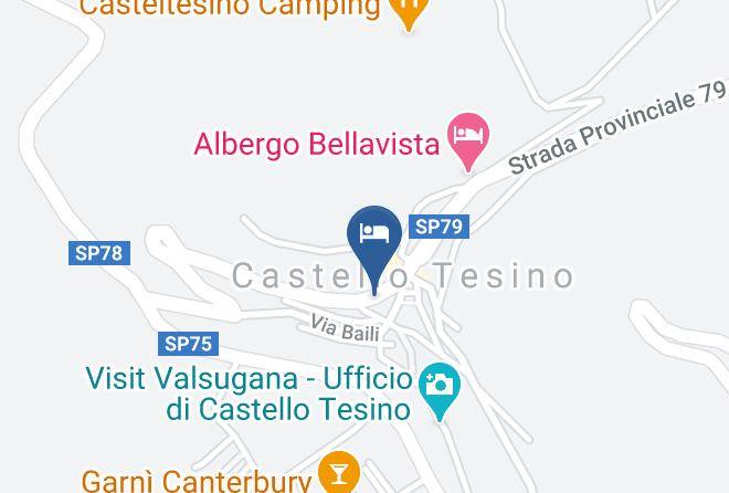 Trento - Albergo Alpina Maps