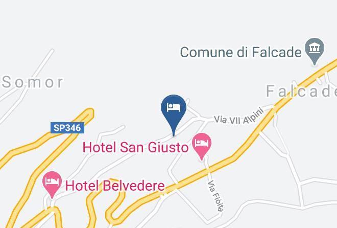 Belluno - Albergo Alpino Maps