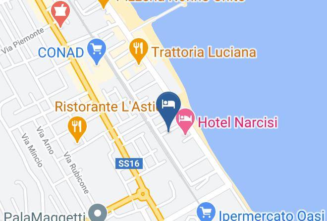 Teramo - Albergo Altamira Maps