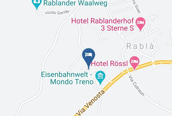 Bolzano - Albergo Am Meilenstein Maps