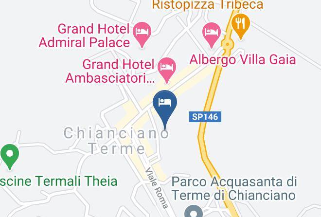 Siena - Albergo Angiolino Maps