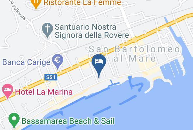 Imperia - Albergo Anita Maps