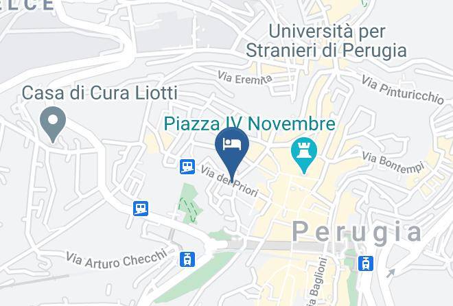 Perugia - Albergo Anna Maps