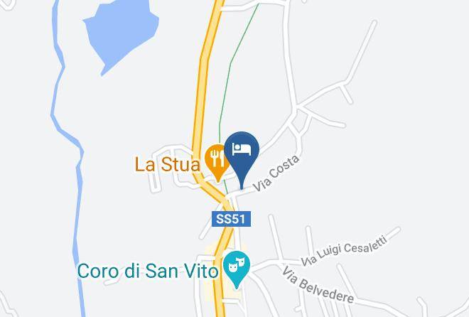 Belluno - Albergo Antelao Maps