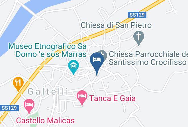 Nuoro - Albergo Antico Borgo Maps