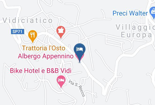 Bologna - Albergo Appennino Maps