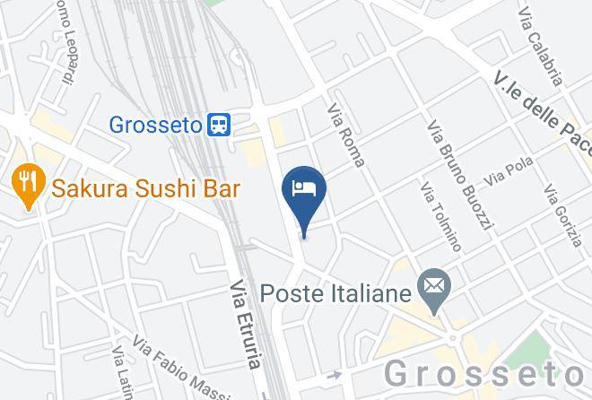 Grosseto - Albergo Appennino Maps