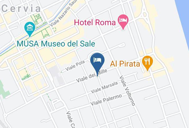 Ravenna - Albergo Arabella Maps