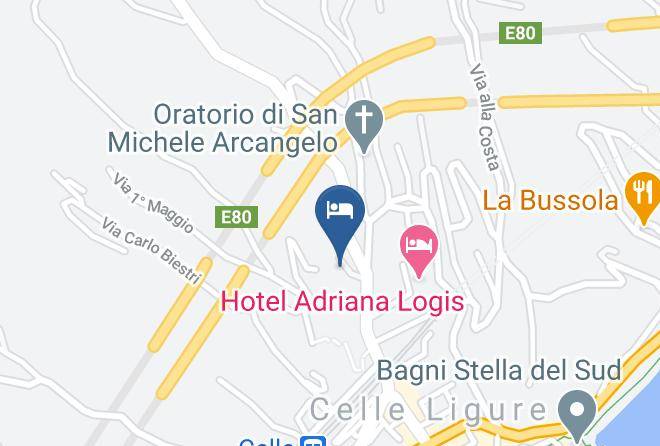 Savona - Hotel Arcobaleno Maps