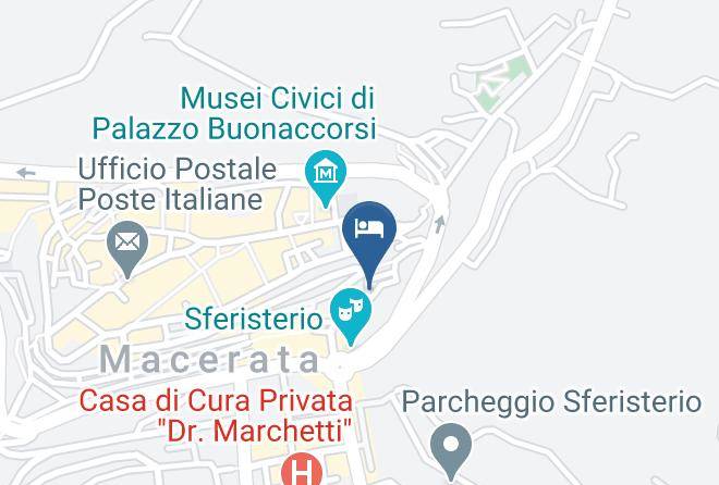 Macerata - Albergo Arena Maps