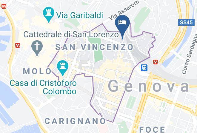 Genoa - Albergo Argentina Maps