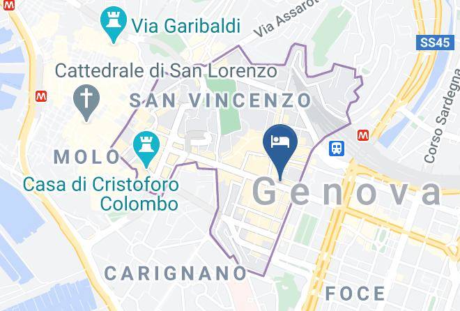 Genoa - Albergo Astro Maps