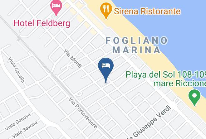 Rimini - Albergo Atene Maps