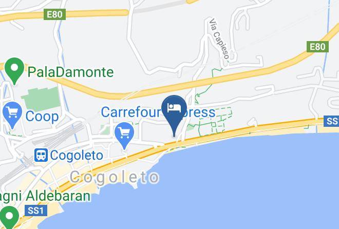Genoa - Albergo Aurelia Maps