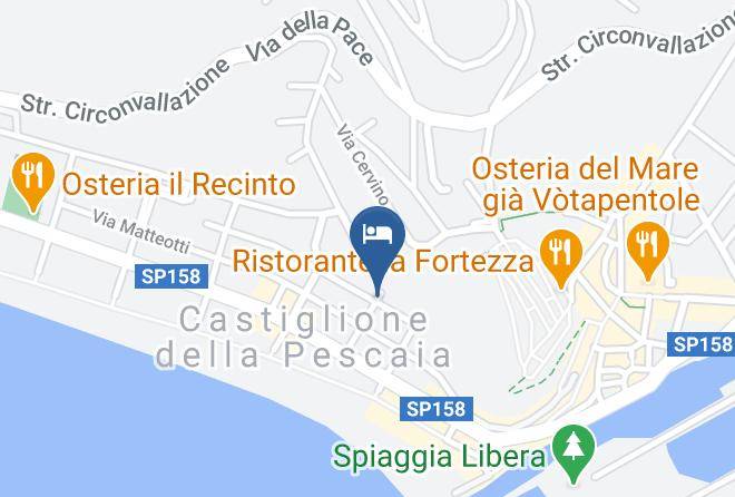 Grosseto - Albergo Aurora Di Barbafiera Maps