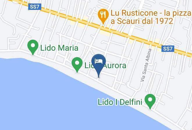 Latina - Albergo Aurora Maps