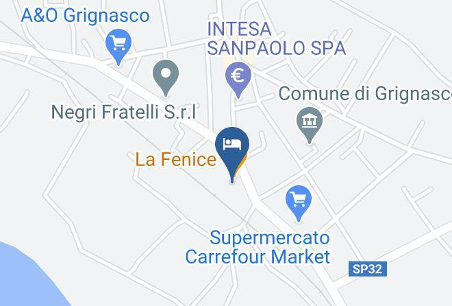 Novara - Albergo Aurora Maps