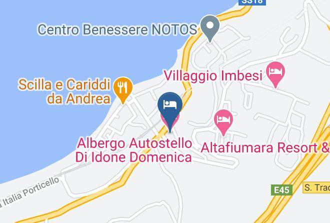 Reggio Di Calabria - Albergo Autostello Di Idone Domenica Maps