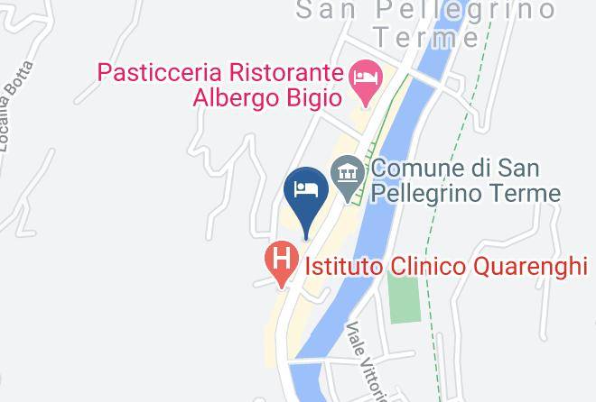 Bergamo - Albergo Avogadro Maps