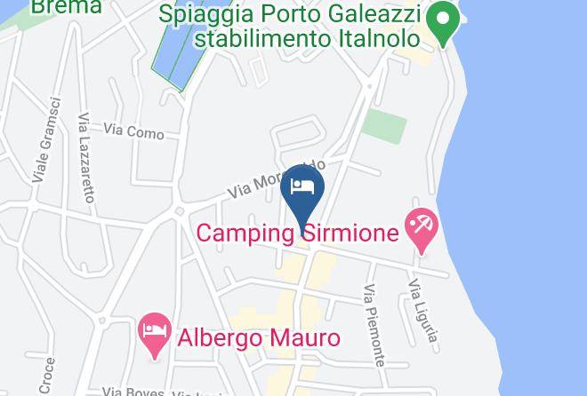 Brescia - Albergo Azzurra Maps