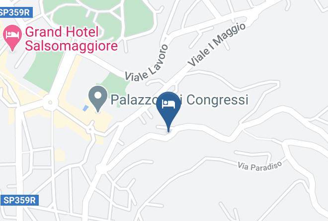 Parma - Albergo Azzurra Maps