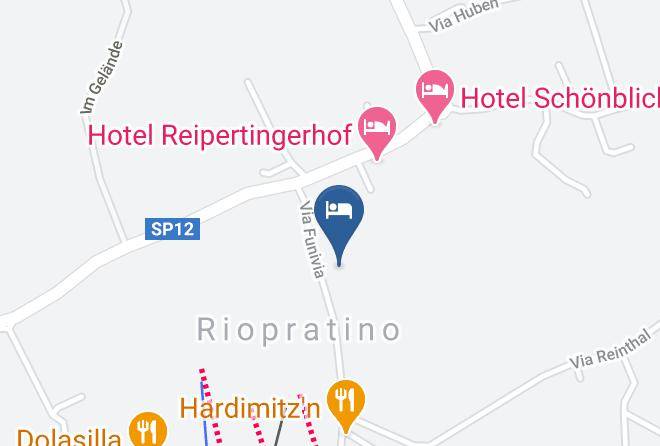 Bolzano - Albergo Bachlerhof Maps