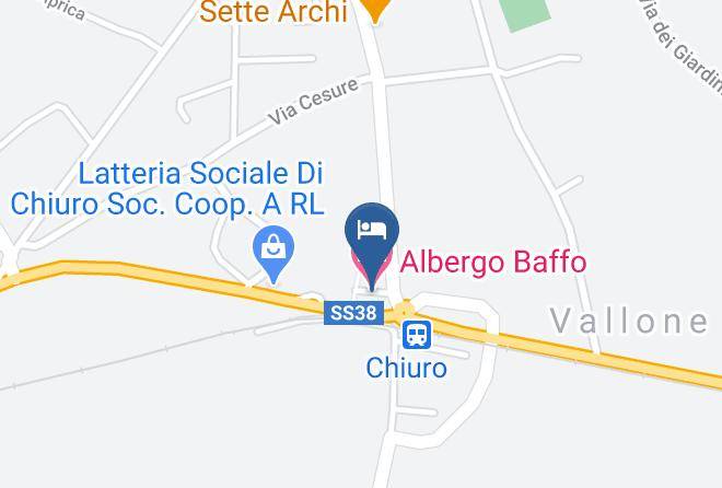Sondrio - Albergo Baffo Maps