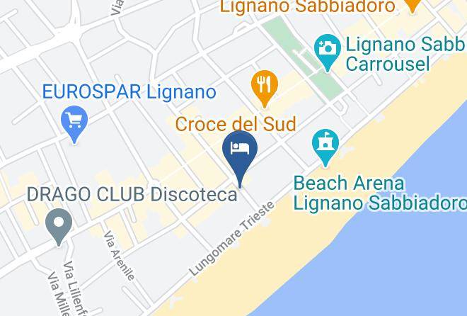 Udine - Albergo Bahia Maps