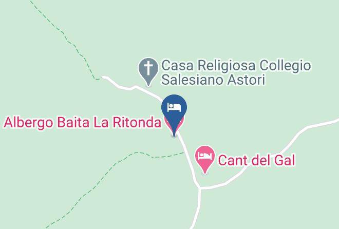 Trento - Albergo Baita La Ritonda Maps
