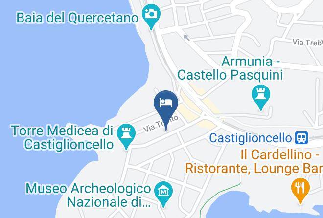 Leghorn - Albergo Bartoli Maps