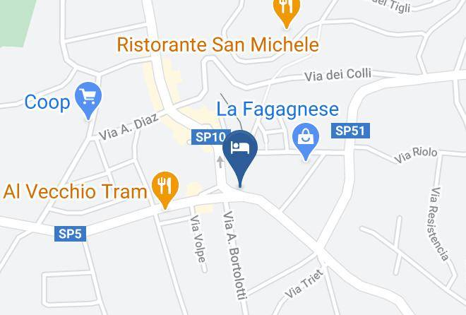Udine - Albergo Baschera Maps