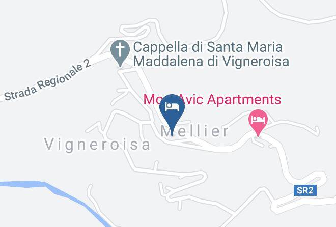 Aosta - Albergo Beau Sejour Maps