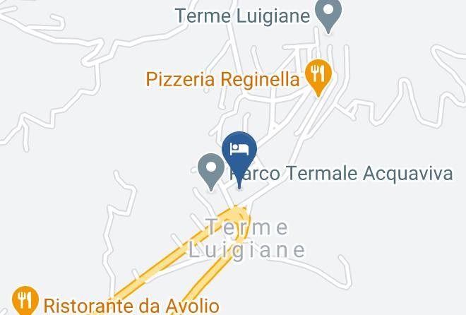 Cosenza - Albergo Bed And Breakfast Terme Luigiane Maps