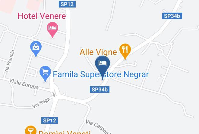 Verona - Albergo Bed & Wine Maps