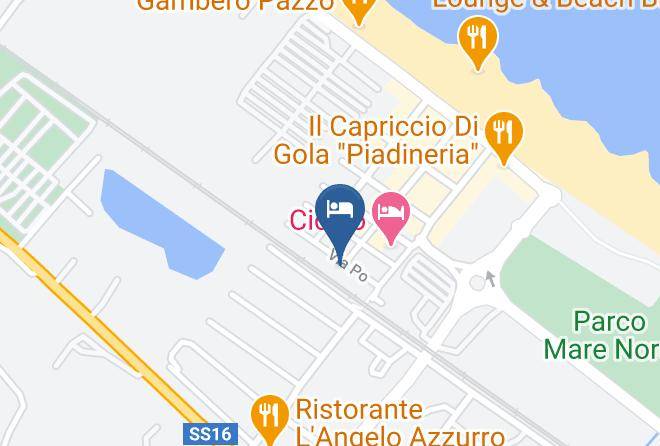 Rimini - Albergo Belfiore Maps