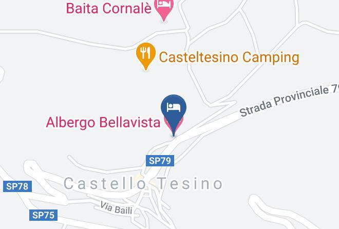 Trento - Albergo Bellavista Maps